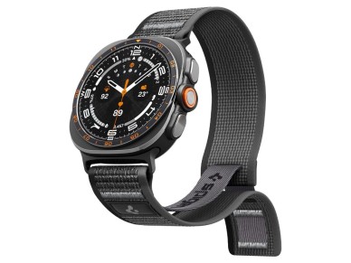 Correa Spigen Athlex Air para Samsung Galaxy Watch Ultra de 47 mm - Negro y gris Correa Spigen Athlex Air para Samsung Galaxy Watch Ultra de 47 mm - Negro y gris