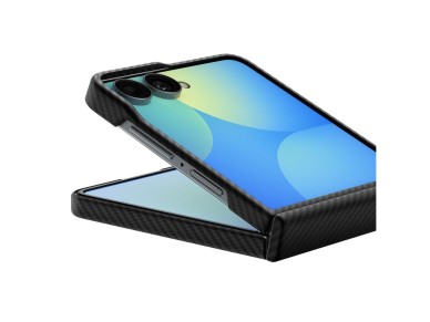 Capa Spigen AirSkin Aramid MagFit MagSafe para Samsung Galaxy Z Flip 8 - Preta