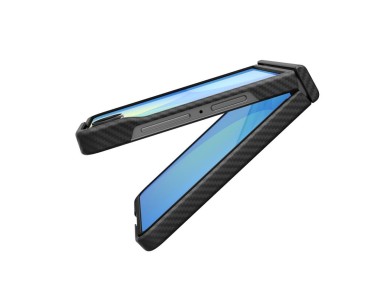 Capa Spigen AirSkin Aramid MagFit MagSafe para Samsung Galaxy Z Flip 8 - Preta