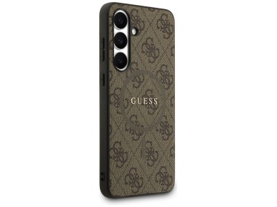 Capa Guess 4G Ring Classic Logo MagSafe para Samsung Galaxy S25 FE - marrom Capa Guess 4G Ring Classic Logo MagSafe para Samsung Galaxy S25 FE - marrom