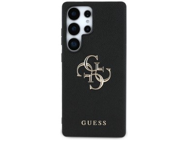 Guess Grained Big 4G Logo Small Classic Logo case for Samsung Galaxy S25 Ultra black Guess Grained Big 4G Logo Small Classic Logo case for Samsung Galaxy S25 Ultra black