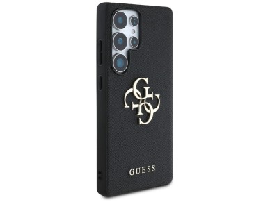 Guess Grained Big 4G Logo Small Classic Logo case for Samsung Galaxy S25 Ultra black Guess Grained Big 4G Logo Small Classic Logo case for Samsung Galaxy S25 Ultra black