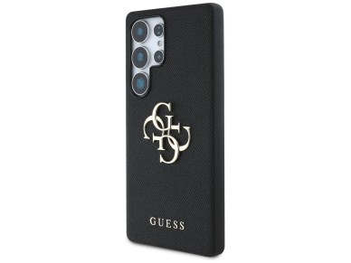 Guess Grained Big 4G Logo Small Classic Logo case for Samsung Galaxy S25 Ultra black Guess Grained Big 4G Logo Small Classic Logo case for Samsung Galaxy S25 Ultra black