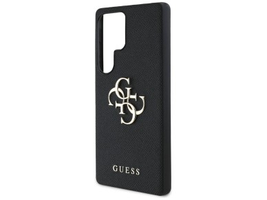 Guess Grained Big 4G Logo Small Classic Logo case for Samsung Galaxy S25 Ultra black Guess Grained Big 4G Logo Small Classic Logo case for Samsung Galaxy S25 Ultra black
