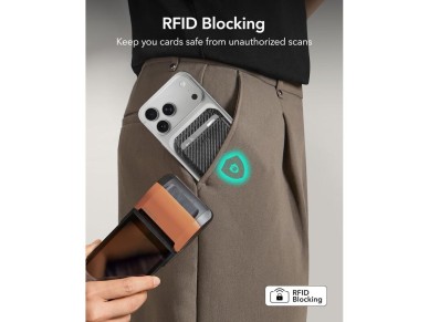ESR Classic Carteira Magnética RFID MagSafe para Celular - Preta ESR Classic Carteira Magnética RFID MagSafe para Celular - Preta