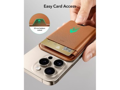 ESR Classic Magnetic Wallet MagSafe for Phone - Brown ESR Classic Magnetic Wallet MagSafe for Phone - Brown