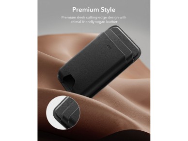 ESR Classic RFID Magnetic Wallet MagSafe for Phone - Black