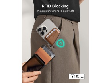 ESR Classic Magnetic Wallet MagSafe for Phone - Brown ESR Classic Magnetic Wallet MagSafe for Phone - Brown
