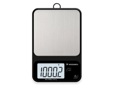 Wozinsky WAK-2252 kitchen scale accurate with large LCD display up to 5 kg - black