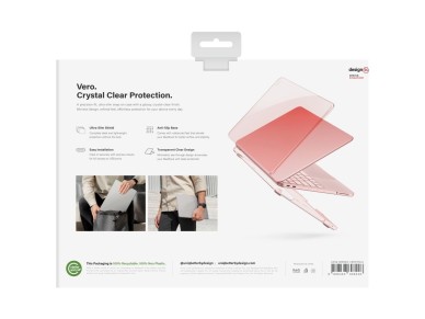 Uniq Vero Case for MacBook Neo - Translucent Pink Uniq Vero Case for MacBook Neo - Translucent Pink