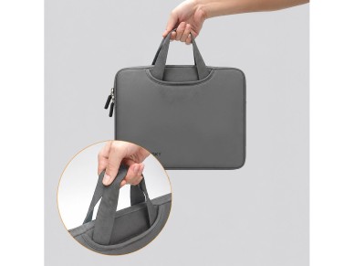 Bolsa para laptop Wozinsky WNT-11G de 10 a 11 polegadas com alça retrátil de neoprene - Cinza Bolsa para laptop Wozinsky WNT-11G de 10 a 11 polegadas com alça retrátil de neoprene - Cinza