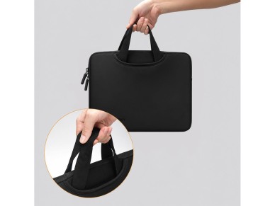 Wozinsky WNT-11B 10-11" Laptop Bag with Retractable Neoprene Handle - Black