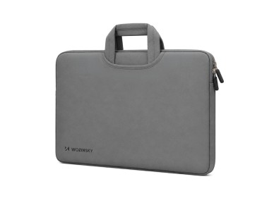 Wozinsky WNT-15G 15.6" Laptop Bag with Retractable Neoprene Handle - Gray Wozinsky WNT-15G 15.6" Laptop Bag with Retractable Neoprene Handle - Gray