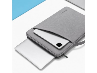 Bolsa para laptop Wozinsky WTNP-11G de 10 a 11 polegadas com alça retrátil - Cinza Bolsa para laptop Wozinsky WTNP-11G de 10 a 11 polegadas com alça retrátil - Cinza