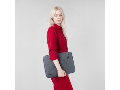 Bolsa para laptop Wozinsky WTNP-15G de 15,6" com alça retrátil - Cinza Bolsa para laptop Wozinsky WTNP-15G de 15,6" com alça retrátil - Cinza