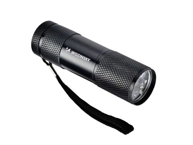 Lanterna UV Wozinsky WLD-9L IP65 para Detec��o de Tra�os - Preta
