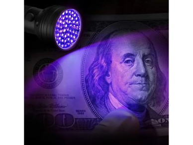 Wozinsky WLT-51L IP65 UV Flashlight for Trace Detection - Black Wozinsky WLT-51L IP65 UV Flashlight for Trace Detection - Black