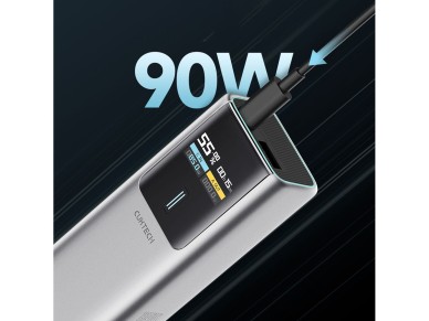 CUKTECH CKPB100PGLBL Powerbank 150W 10000mAh USB-C USB-A - Gris