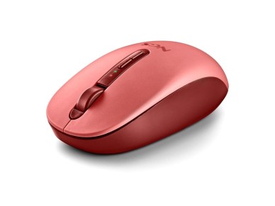 NGS Fog Dual FOGDUALRED Wireless Ergonomic Mouse, Silent/Up to 1600 DPI/Red