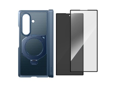 Conjunto de 2 capas Supcase UB Aero MagSafe para Samsung Galaxy Z Fold 8 Ultra - Azul Marinho Conjunto de 2 capas Supcase UB Aero MagSafe para Samsung Galaxy Z Fold 8 Ultra - Azul Marinho