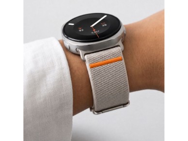 Pulseira Tech-Protect de nylon com fecho para Samsung Galaxy Watch 40/44/46 mm - Bege