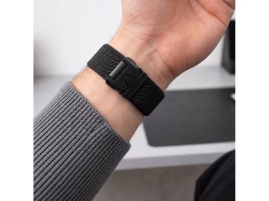 Tech-Protect Nylon Clasp for Samsung Galaxy Watch Ultra 47mm - Black