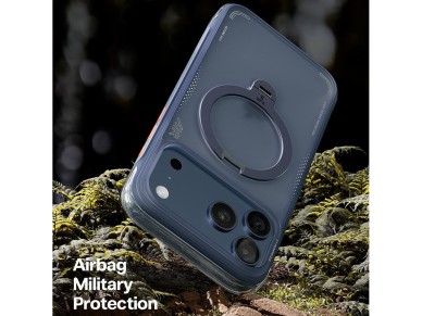 Torras - Ostand Spin Air Series - iPhone 17 Pro Max - Azul medianoche