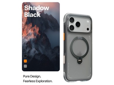 Torras - Ostand Spin Air Series - iPhone 17 Pro Max - Negro Sombra
