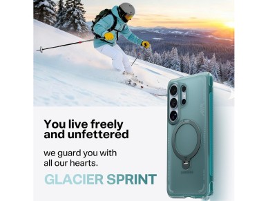 Torras - Serie Ostand Spin Air - Samsung Galaxy S26 Ultra - Verde Glaciar