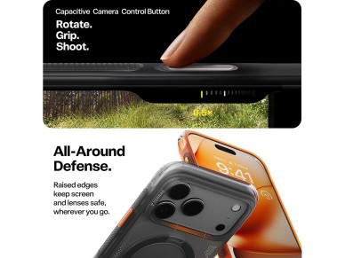 Torras - Ostand Spin Air Series - iPhone 17 Pro Max - Negro Sombra