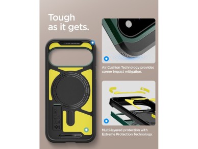 Funda Spigen Tough Armor Mag MagSafe para Google Pixel 11 - Verde oscuro Funda Spigen Tough Armor Mag MagSafe para Google Pixel 11 - Verde oscuro