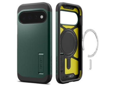 Funda Spigen Tough Armor Mag MagSafe para Google Pixel 11 - Verde oscuro Funda Spigen Tough Armor Mag MagSafe para Google Pixel 11 - Verde oscuro