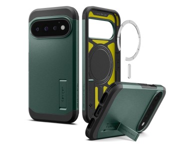 Spigen Tough Armor Mag MagSafe Case for Google Pixel 11 Pro - Dark Green Spigen Tough Armor Mag MagSafe Case for Google Pixel 11 Pro - Dark Green