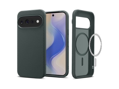 Funda Spigen Liquid Air Mag MagSafe para Google Pixel 11 Pro XL - Verde oscuro