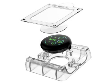 Spigen Elite Shield EZ Fit - Pacote com 2 películas de hidrogel para Google Pixel Watch 45 mm Spigen Elite Shield EZ Fit - Pacote com 2 películas de hidrogel para Google Pixel Watch 45 mm