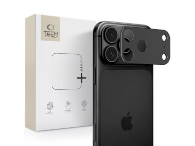 Tech-Protect Camalloy Fit+ Camera Cover for iPhone 18 Pro - Black Tech-Protect Camalloy Fit+ Camera Cover for iPhone 18 Pro - Black