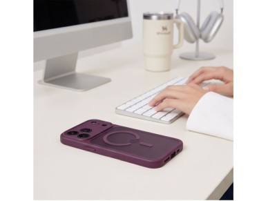 Tech-Protect BasicMag MagSafe Case for iPhone 17 Pro / 18 Pro - Burgundy Matte