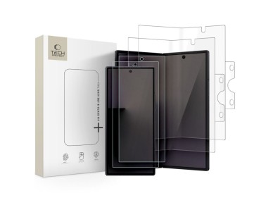Kit de proteção: 2 películas de vidro temperado Tech-Protect Glass Fit+ + 2 películas de hidrogel Te Kit de proteção: 2 películas de vidro temperado Tech-Protect Glass Fit+ + 2 películas de hidrogel Te