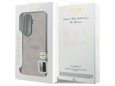 Capa Guess 4G Classic MagSafe para Samsung Galaxy Z Fold 8 Ultra - Rosa