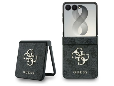 Guess Big 4G Logo Case for Samsung Galaxy Z Flip 8 - Black