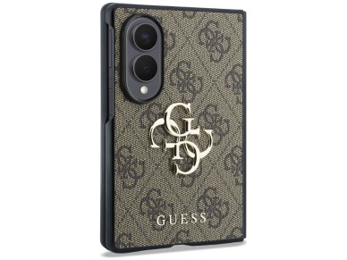 Guess Big 4G Logo Case for Samsung Galaxy Z Fold 8 - Brown