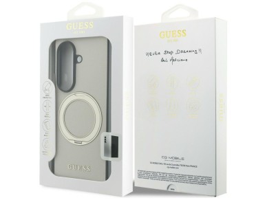 Guess Magnetic Ring Stand Grained Classic Logo MagSafe case for Samsung Galaxy Z Fold 8 Ultra - beig Guess Magnetic Ring Stand Grained Classic Logo MagSafe case for Samsung Galaxy Z Fold 8 Ultra - beig
