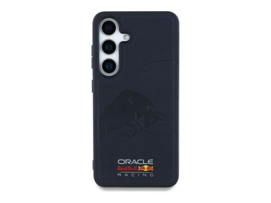 Case Red Bull Leather Meshed Debossed Bull MagSafe for Samsung Galaxy S25 navy Case Red Bull Leather Meshed Debossed Bull MagSafe for Samsung Galaxy S25 navy
