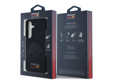 Case Red Bull Leather Meshed Debossed Bull MagSafe for Samsung Galaxy S25 navy Case Red Bull Leather Meshed Debossed Bull MagSafe for Samsung Galaxy S25 navy