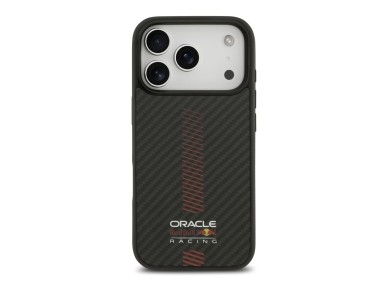 Capa Red Bull Kevlar Powerbar MagSafe para iPhone 17 Pro preta