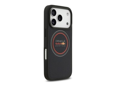 Red Bull Meshed Logo And Red Ring MagSafe Case for iPhone 17 Pro Navy Blue