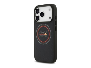 Red Bull Meshed Logo And Red Ring MagSafe Case for iPhone 17 Pro Navy Blue