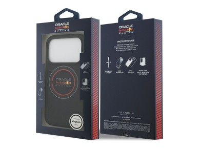Capa MagSafe Red Bull Meshed Logo e Red Ring para iPhone 17 Pro Max Azul Marinho Capa MagSafe Red Bull Meshed Logo e Red Ring para iPhone 17 Pro Max Azul Marinho