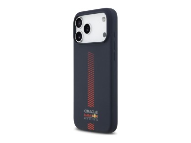 Capa MagSafe de silicone Red Bull Powerbar para iPhone 17 Pro Max Azul Marinho Capa MagSafe de silicone Red Bull Powerbar para iPhone 17 Pro Max Azul Marinho