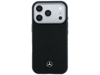 Mercedes Leather Semi Wrap Wood Effect MagSafe Case for iPhone 17 Pro Max / 18 Pro Max - Black Mercedes Leather Semi Wrap Wood Effect MagSafe Case for iPhone 17 Pro Max / 18 Pro Max - Black